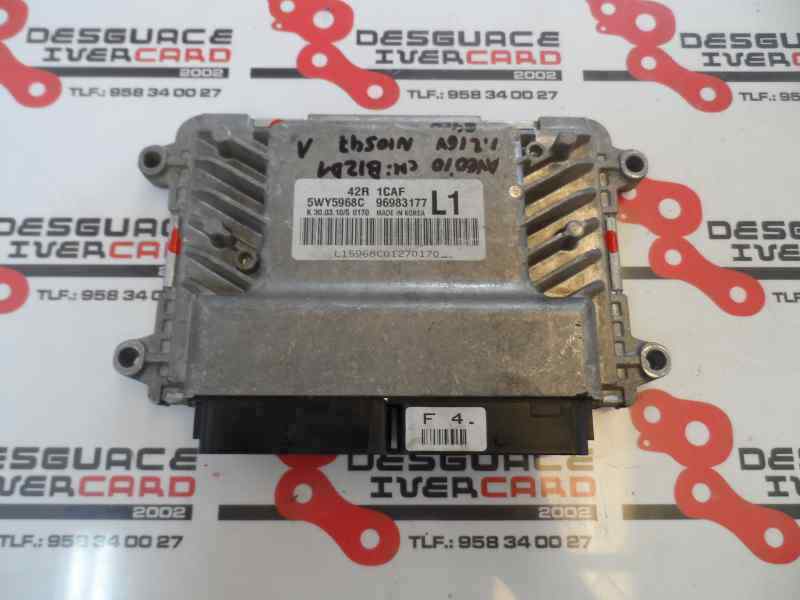 CENTRALITA MOTOR UCE CHEVROLET AVEO 1.2 MT 84CV | 62KW