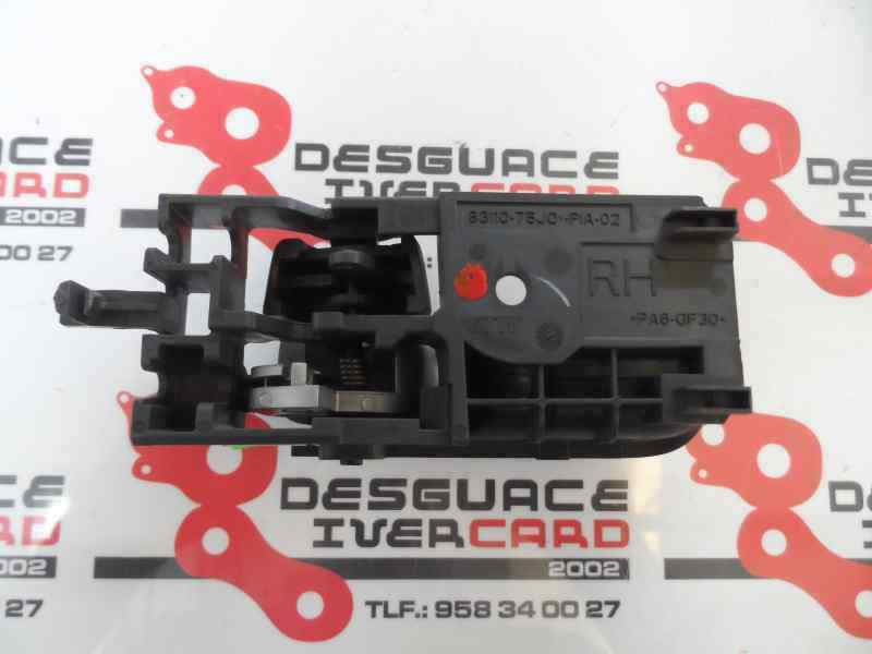MANETA INTERIOR TRASERA DERECHA NISSAN PIXO 1.0 MT 68CV | 50KW