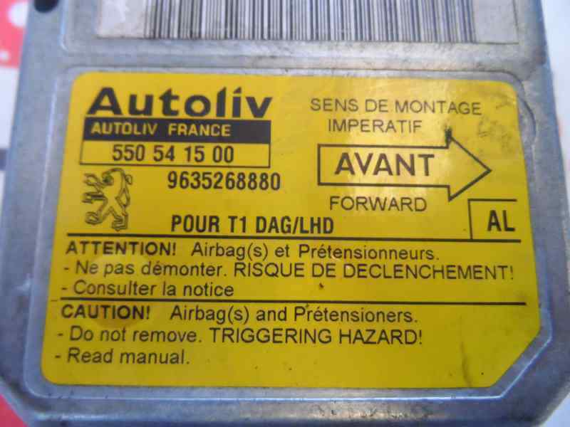 CENTRALITA AIRBAG PEUGEOT 206 1.9 D MT 70CV