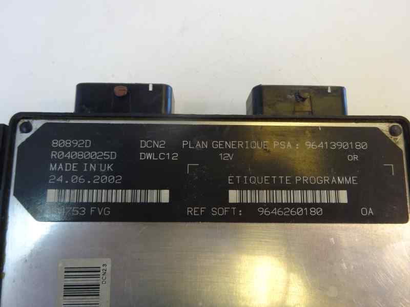 CENTRALITA MOTOR UCE CITROEN BERLINGO 1.9 D MT 69CV