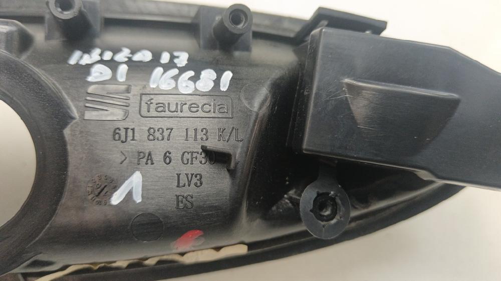 MANETA INTERIOR DELANTERA IZQUIERDA SEAT IBIZA 1.2 MT 90CV | 66KW