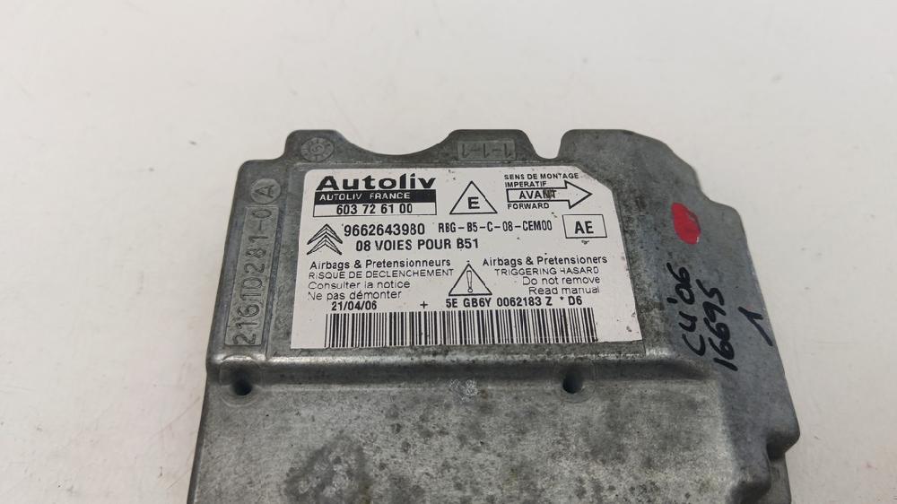 CENTRALITA AIRBAG CITROEN C4 2006 1.4 MT 88CV | 65KW