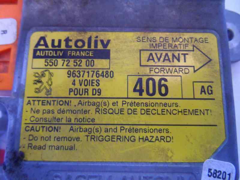 CENTRALITA AIRBAG PEUGEOT 406 2.0 HDI MT 90CV