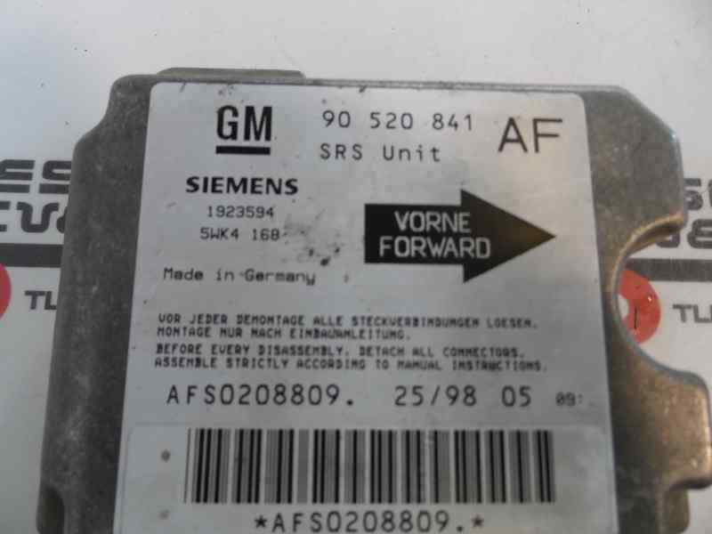 CENTRALITA AIRBAG OPEL ASTRA 1998 1.6 MT 75CV | 55KW
