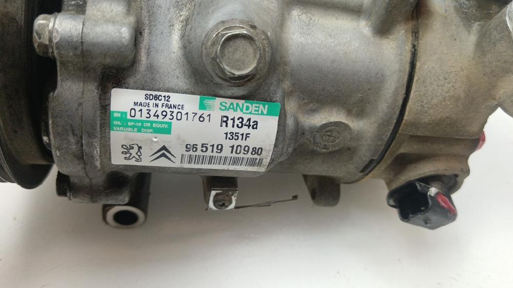 COMPRESOR AIRE ACONDICIONADO PEUGEOT 207 1.6 MT 90CV | 66KW