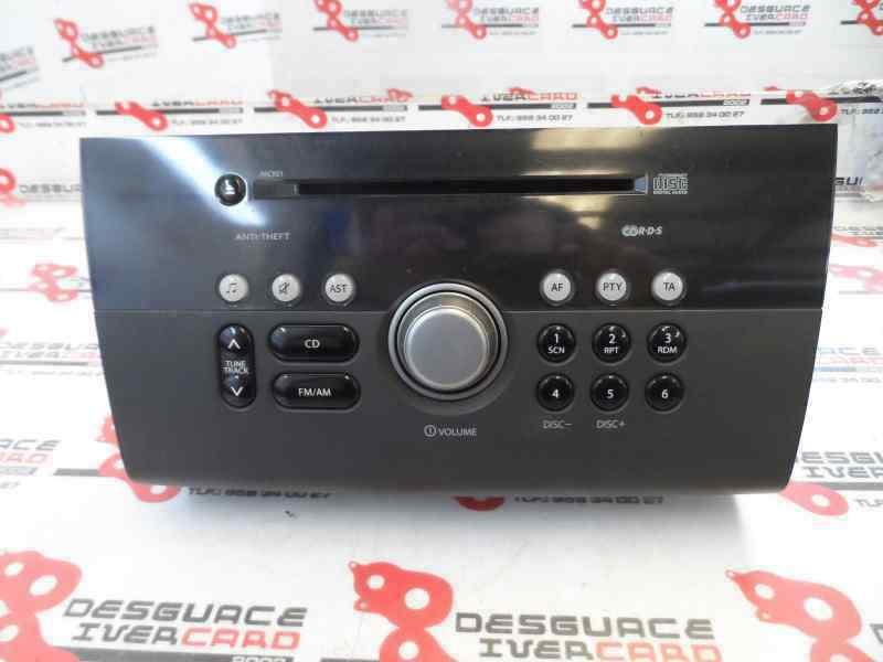 SISTEMA AUDIO RADIO CD SUZUKI SWIFT 2007 1.3 MT 70CV | 51KW
