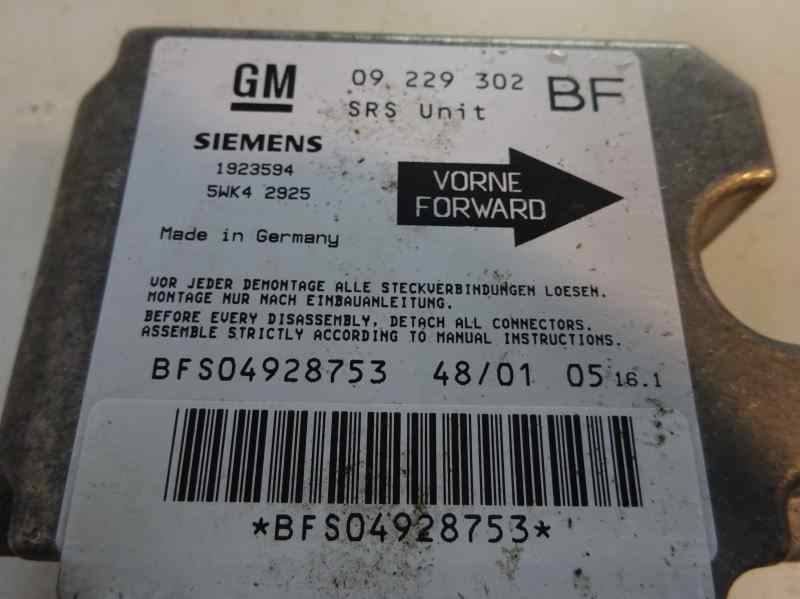 CENTRALITA AIRBAG OPEL ASTRA 2.0 DTI MT 101CV | 74KW
