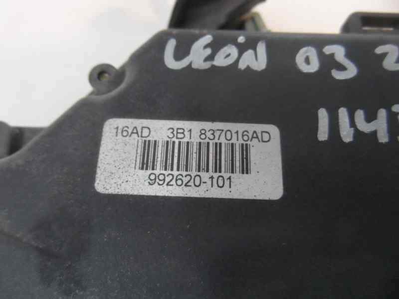 CERRADURA PUERTA DELANTERA DERECHA SEAT LEON 1.6 MT 100CV | 74KW