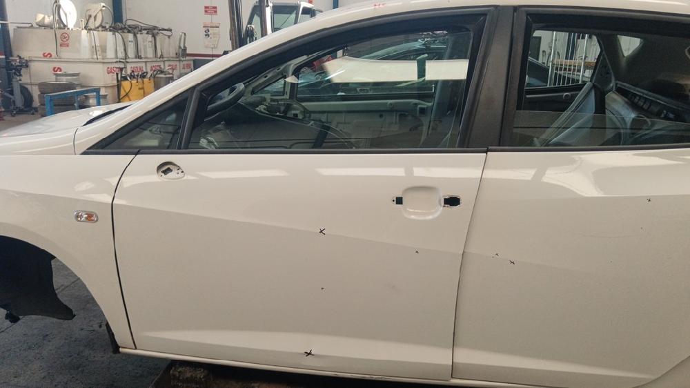PUERTA DELANTERA IZQUIERDA SEAT IBIZA 1.2 70CV, GASOLINA, MT, ACCIONAMIENTO DELANTERO