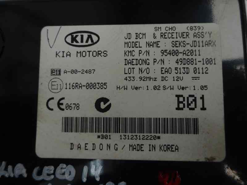 CAJA RELES FUSIBLES KIA CEED 1.6 MT 129CV | 95KW