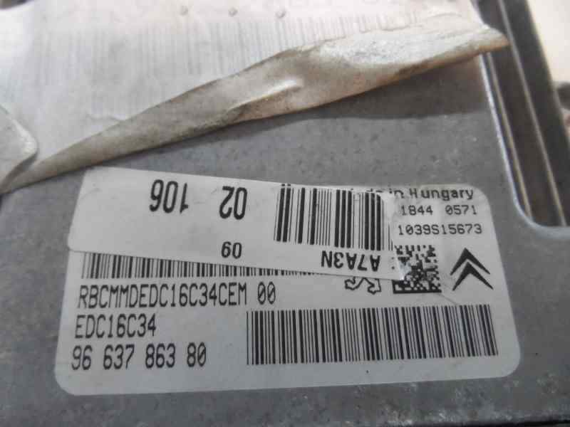 CENTRALITA MOTOR UCE PEUGEOT 207 1.6 HDI MT 90CV
