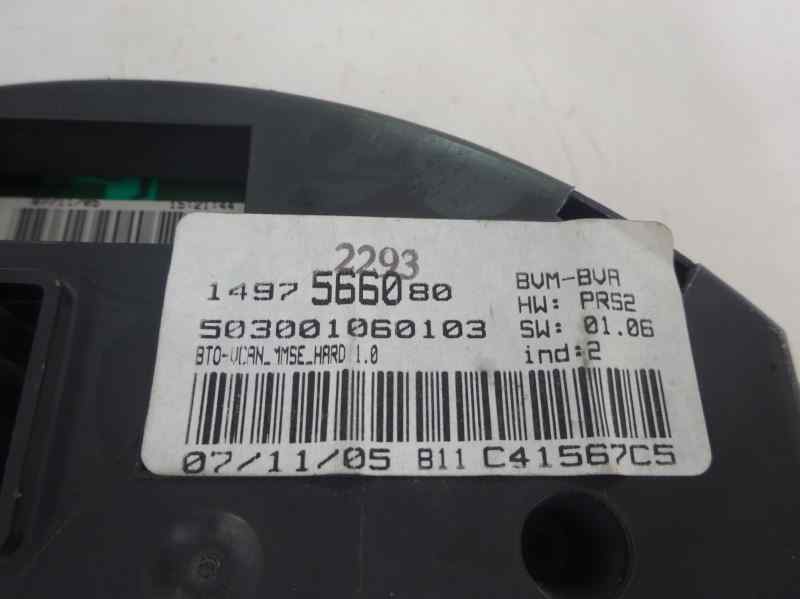 CUADRO INSTRUMENTOS PEUGEOT 807 2.2 HDI MT 128CV