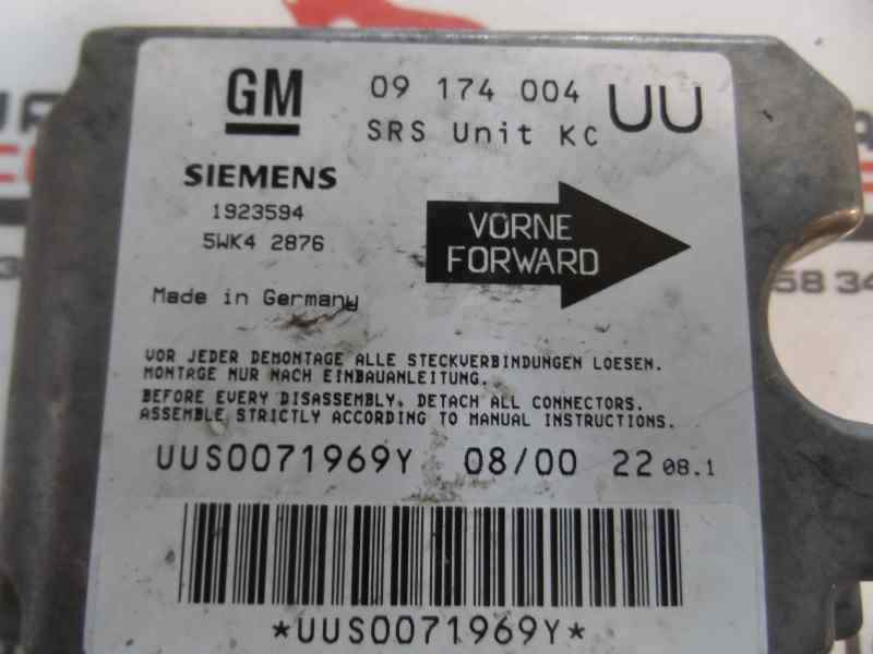 CENTRALITA AIRBAG OPEL ASTRA 2.0 DTI MT 101CV | 74KW