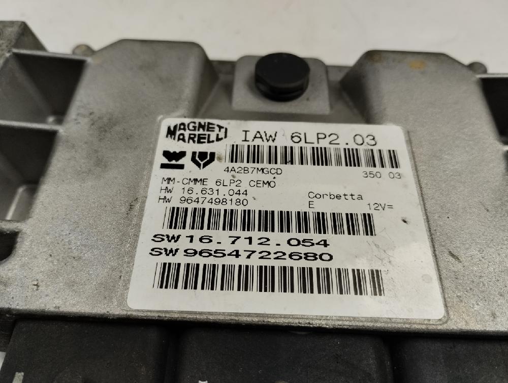 CENTRALITA MOTOR UCE PEUGEOT 206 1.4 MT 90CV
