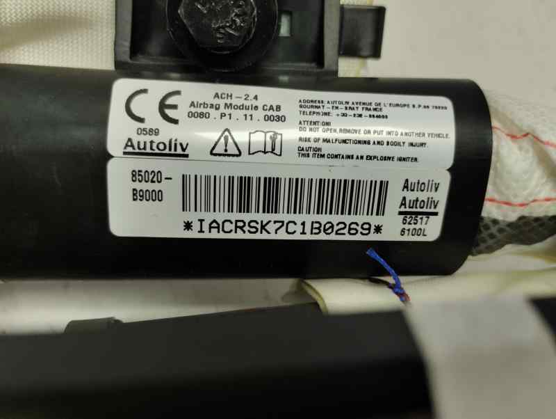 AIRBAG CORTINA DELANTERO DERECHO HYUNDAI I10 1.0 MT 67CV | 49KW
