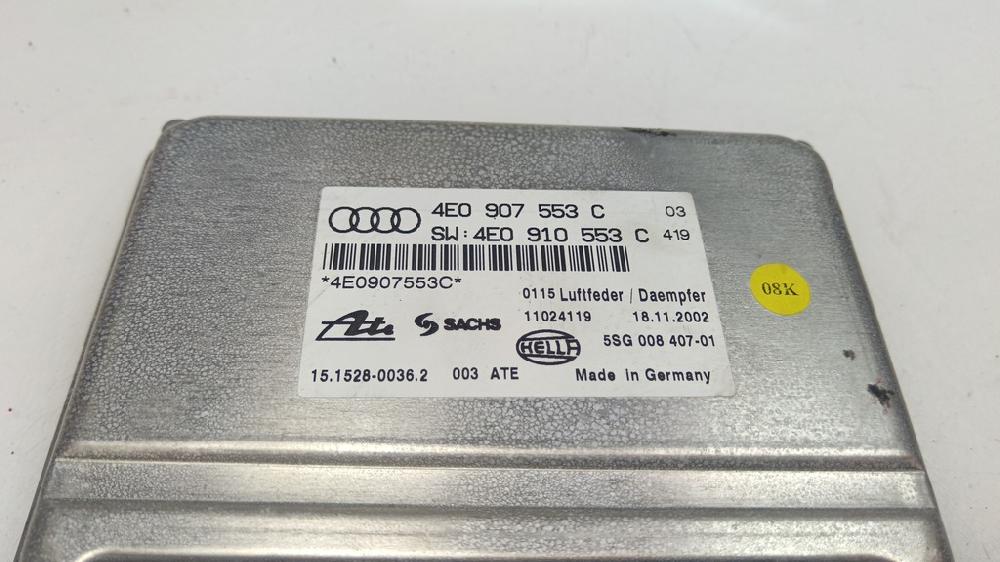 CENTRALITA SUSPENSION AUDI A8 3.7 AT 4WD 280CV | 206KW