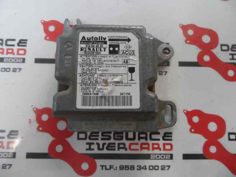 CENTRALITA AIRBAG RENAULT KANGOO 1.5 DCI MT 68CV | 50KW