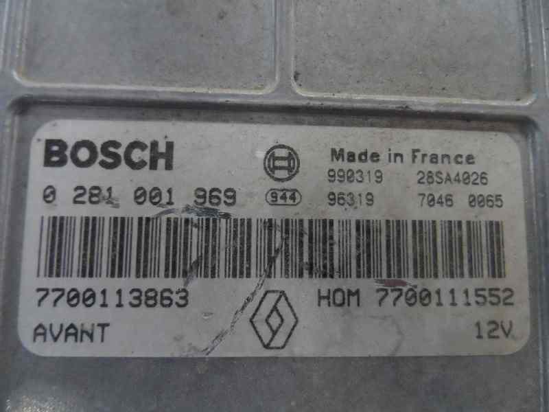 CENTRALITA MOTOR UCE RENAULT MEGANE 1999 1.9 DTI MT 98CV