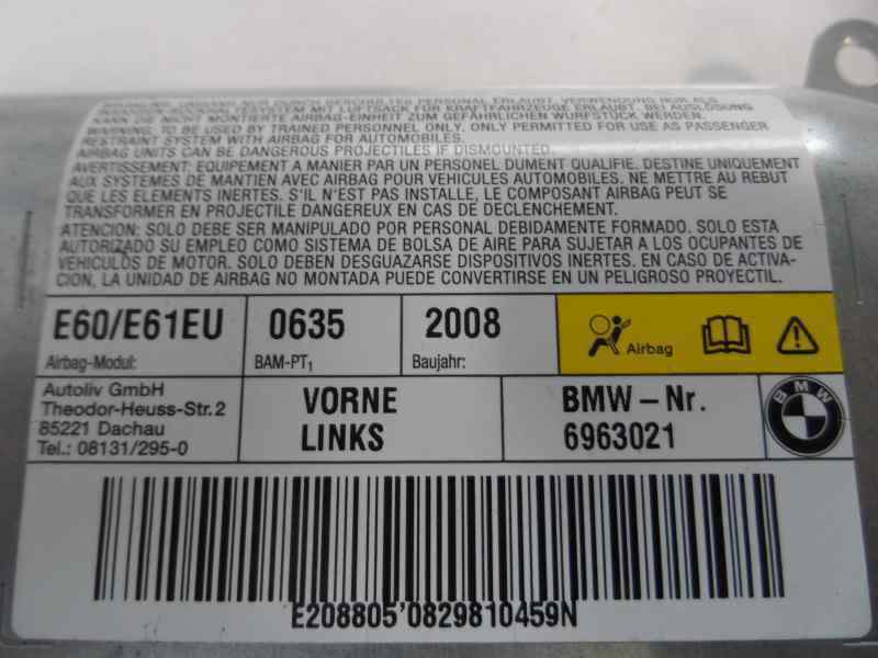 AIRBAG DELANTERO IZQUIERDO BMW SERIE 5 2008 2.0 520D MT 177CV