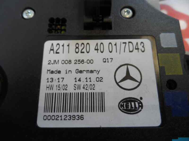 LUZ INTERIOR MERCEDES BENZ CLASE E 2.2 MT 143CV | 105KW