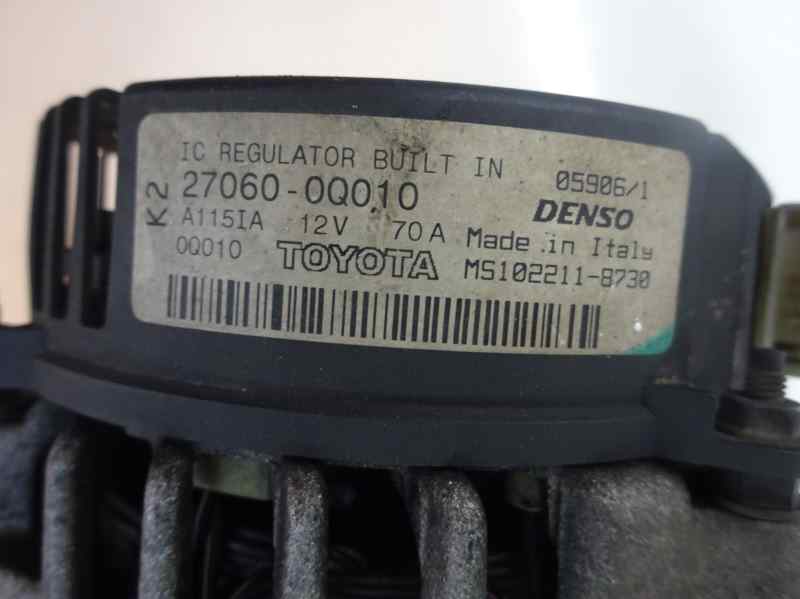 ALTERNADOR PEUGEOT 107 2006 1.0 MT 68CV | 50KW