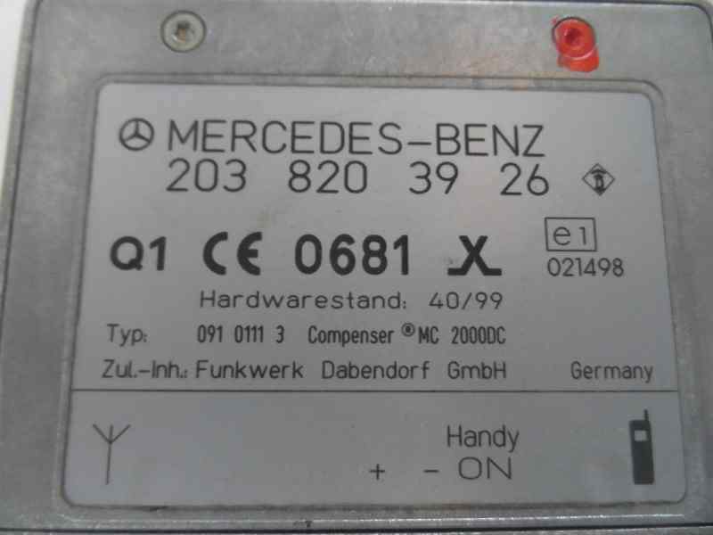 MODULO ELECTRONICO MERCEDES BENZ CLASE CLK 2001 2.3 CLK 230 MT 197CV