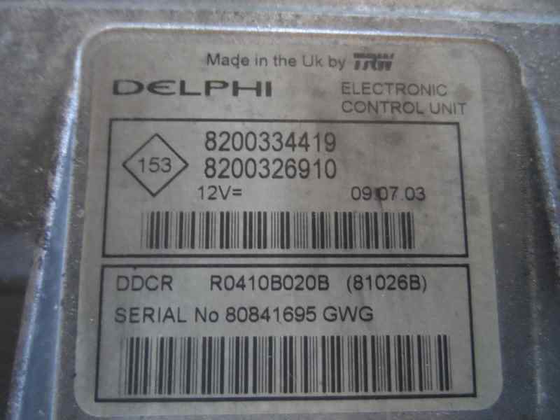 CENTRALITA MOTOR UCE RENAULT MEGANE 1.5 DCI MT 82CV | 60KW