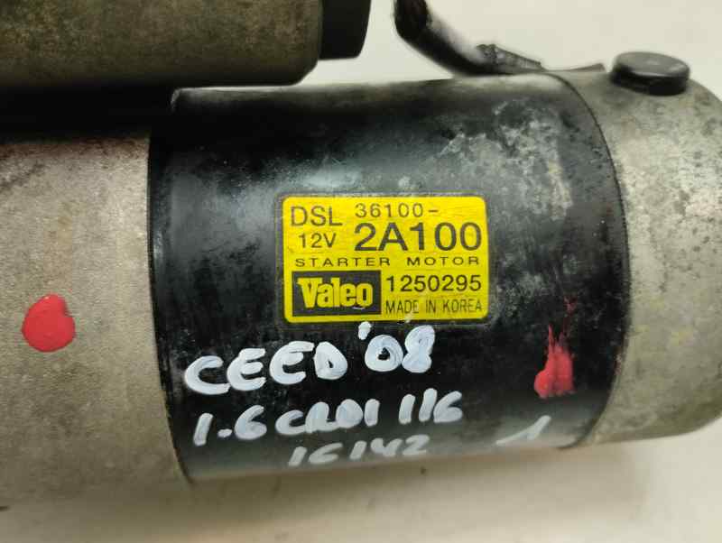MOTOR ARRANQUE KIA CEED 1.6 MT 116CV | 85KW