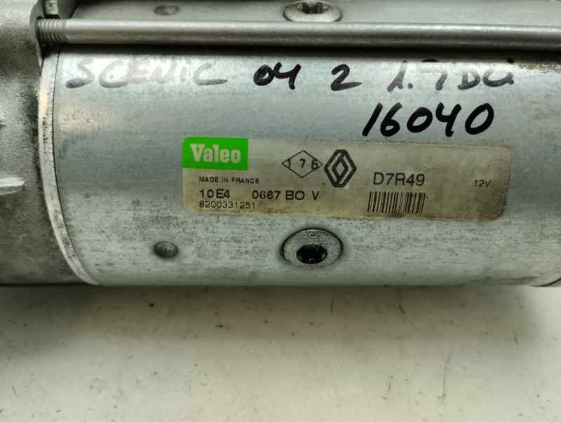 MOTOR ARRANQUE RENAULT SCENIC 1.9 DCI MT 120CV