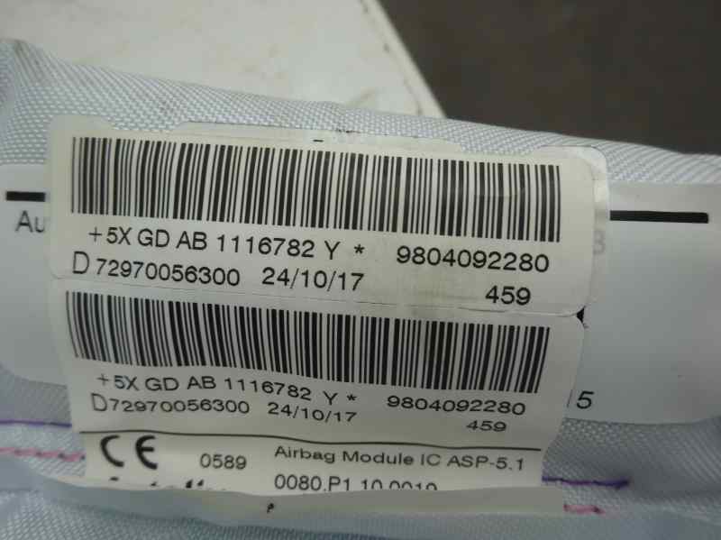 AIRBAG CORTINA DELANTERO DERECHO PEUGEOT 208 1.6 MT 75CV | 55KW