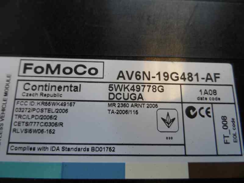 MODULO CONFORT FORD FOCUS 2011 1.6 TDCI MT 115CV