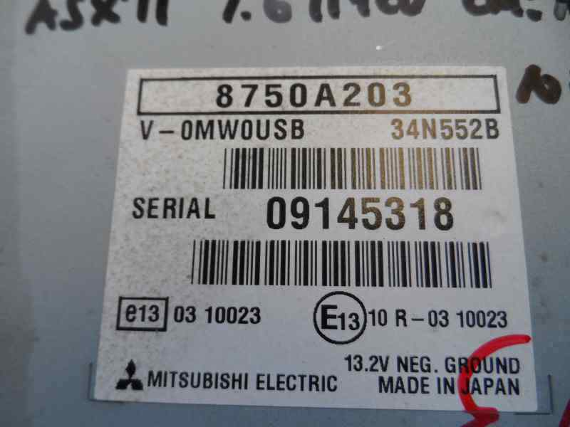 MODULO ELECTRONICO MITSUBISHI ASX 1.6 MT 2WD 117CV