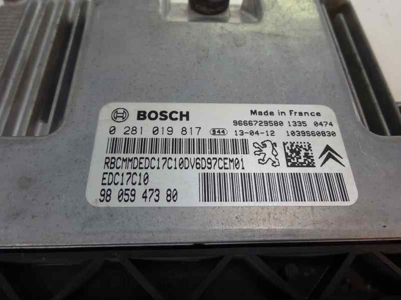 CENTRALITA MOTOR UCE CITROEN BERLINGO 1.6 HDI MT L2 90CV | 66KW