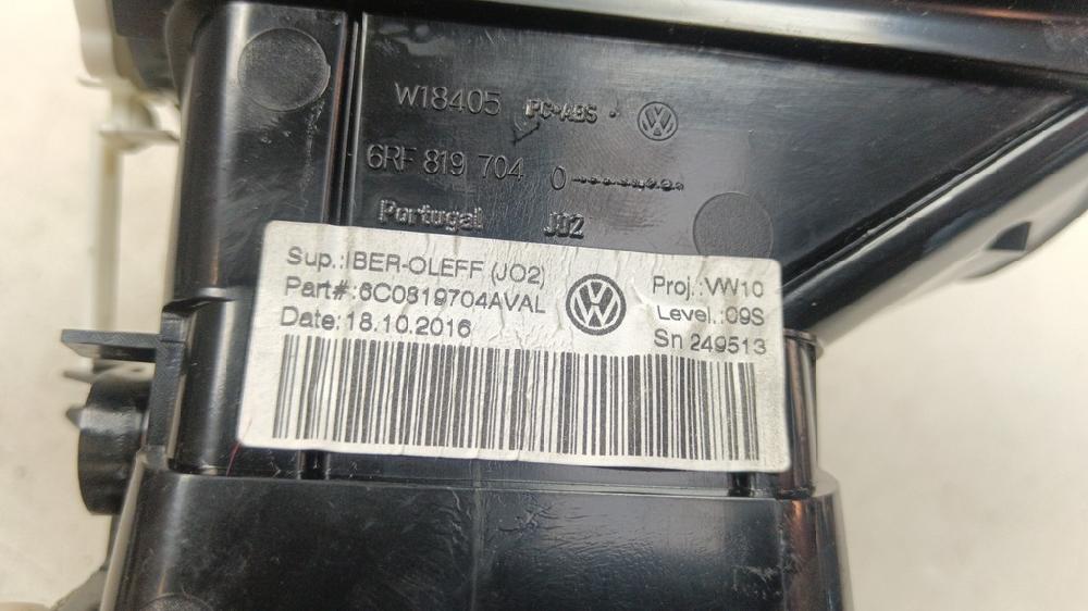 REJILLA AIRE DELANTERA DERECHA VOLKSWAGEN POLO 2016 1.4 MT 75CV | 55KW