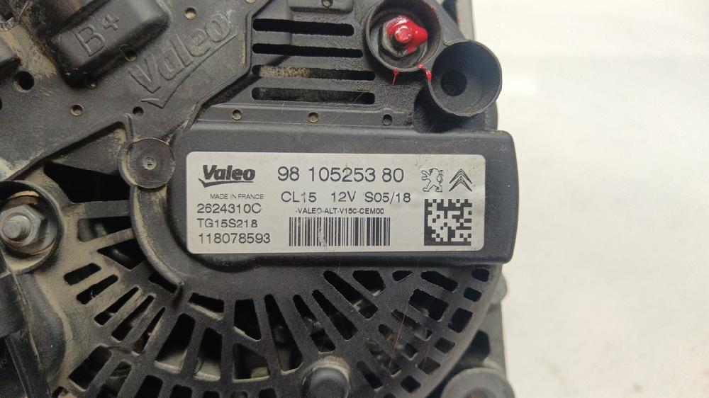 ALTERNADOR CITROEN C4 2018 1.6 MT 100CV | 73KW