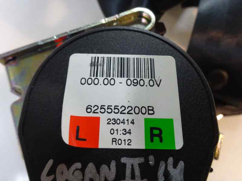 CINTURON SEGURIDAD TRASERO DERECHO DACIA LOGAN 1.2 16V MT 75CV