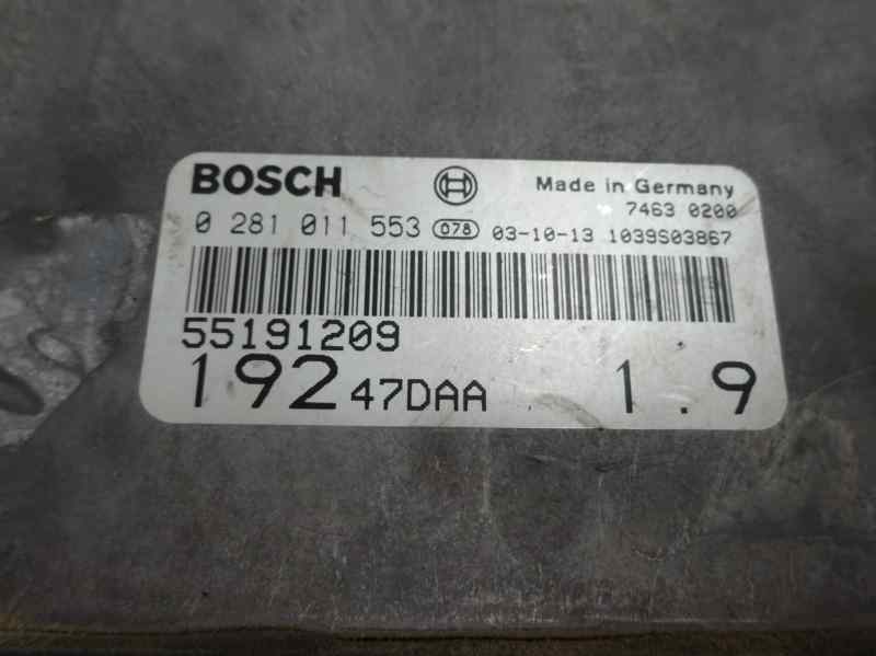CENTRALITA MOTOR UCE FIAT STILO 1.9 TD MT 115CV