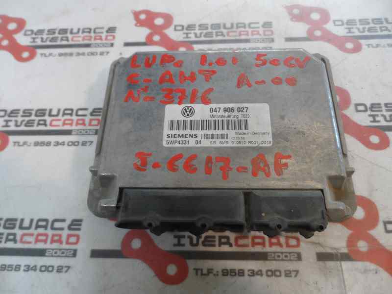 CENTRALITA MOTOR UCE VOLKSWAGEN LUPO OTROS