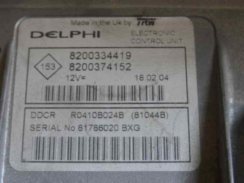CENTRALITA MOTOR UCE RENAULT MEGANE 2004 1.5 DCI MT 82CV | 60KW