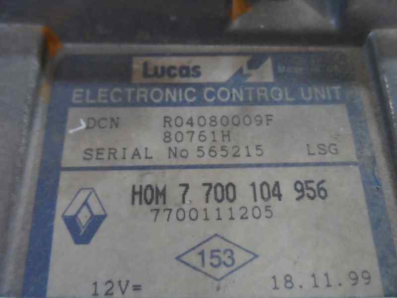 CENTRALITA MOTOR UCE RENAULT CLIO 2000 1.9 D MT 64CV | 47KW