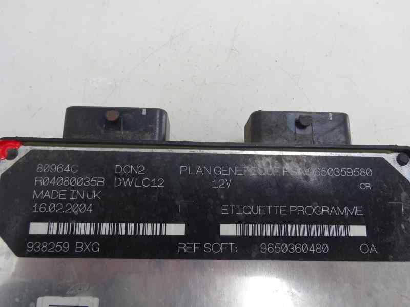 CENTRALITA MOTOR UCE CITROEN BERLINGO 1.9 D MT 69CV
