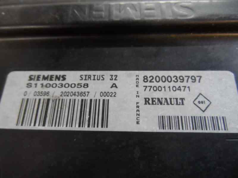CENTRALITA MOTOR UCE RENAULT CLIO 1.4 MT 98CV | 72KW