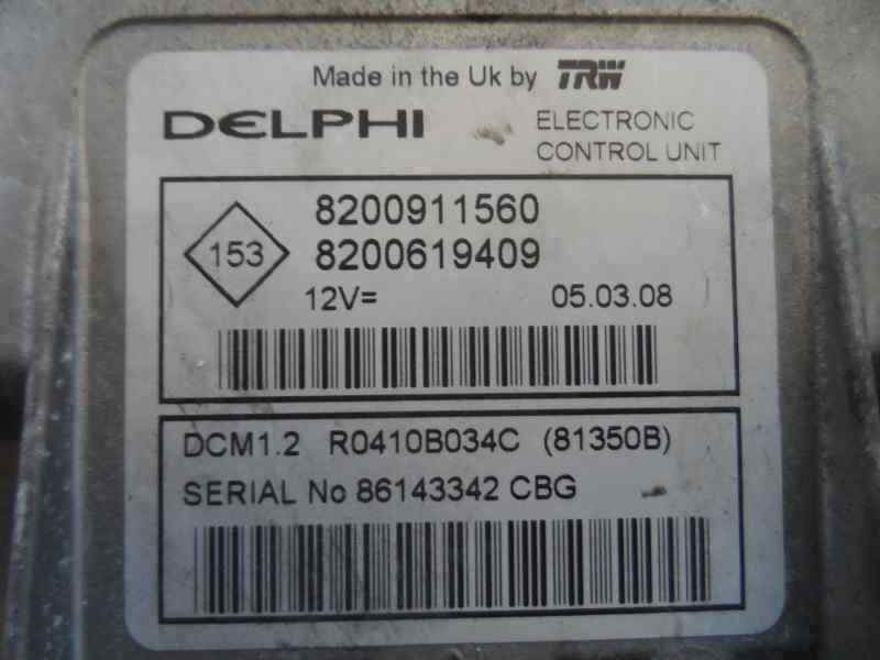 CENTRALITA MOTOR UCE RENAULT CLIO 1.5 DCI MT 68CV