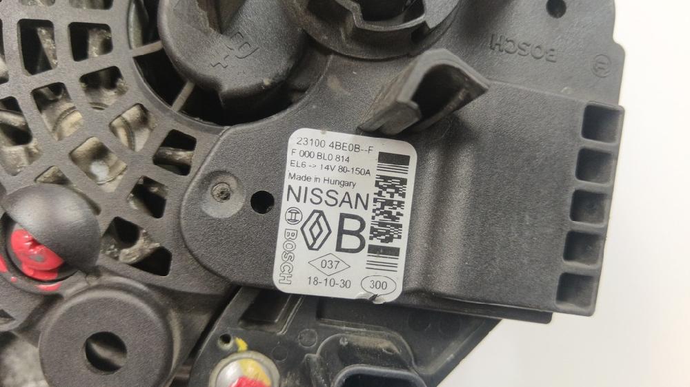 ALTERNADOR NISSAN QASHQAI 1.3 MT 140CV