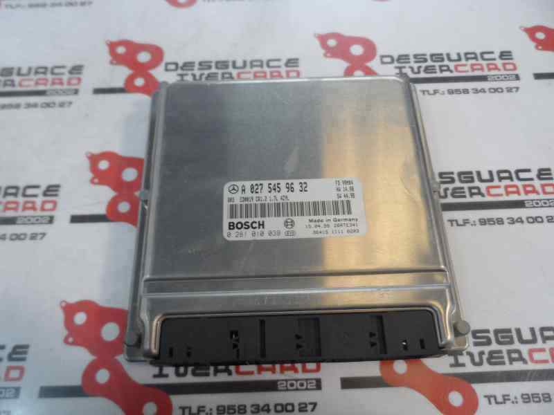 CENTRALITA MOTOR UCE MERCEDES BENZ CLASE A 1999 1.7 A 170 CDI MT 90CV