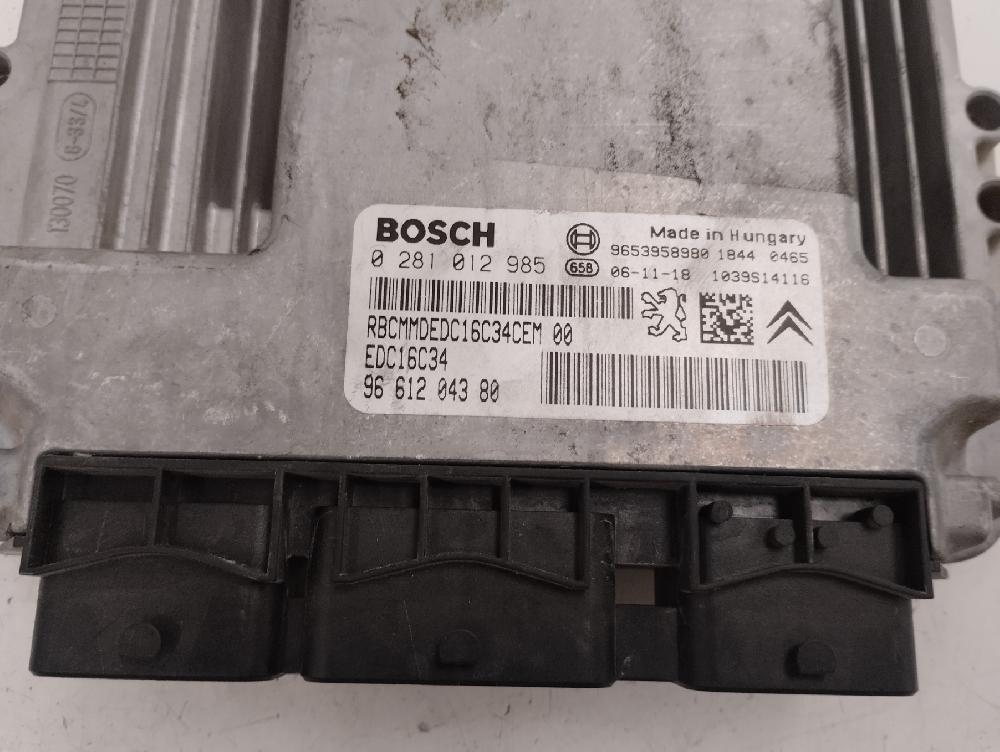 CENTRALITA MOTOR UCE PEUGEOT 207 2006 1.6 HDI MT 109CV