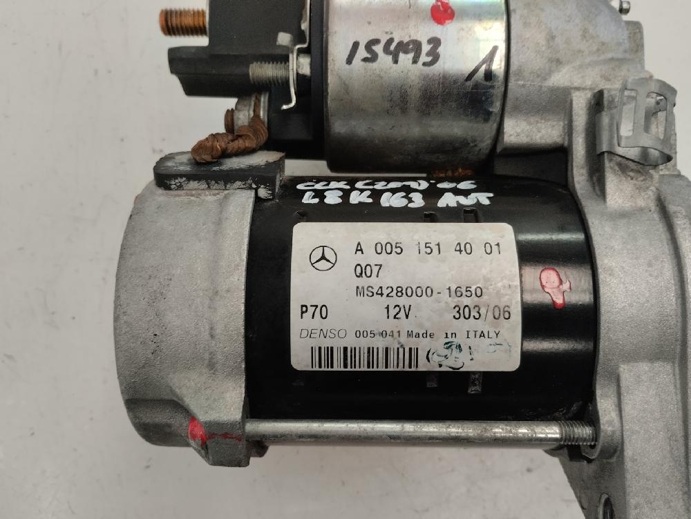 MOTOR ARRANQUE MERCEDES BENZ CLASE CLK 2006 1.8 MT 163CV