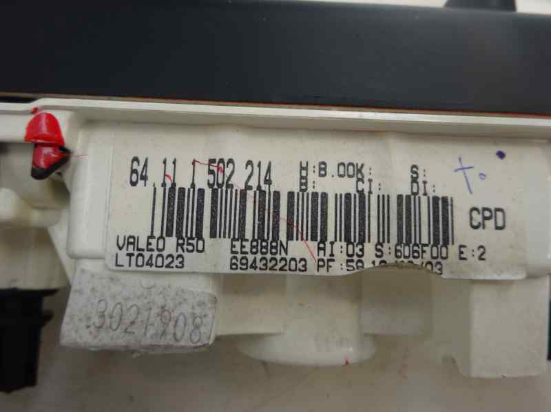 MANDO CALEFACCION AIRE ACONDICIONADO MINI ONE 1.6CVT 90CV