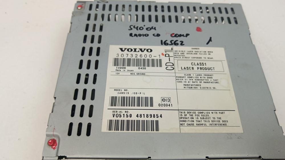 SISTEMA AUDIO RADIO CD VOLVO S40 2.0 MT 136CV | 100KW