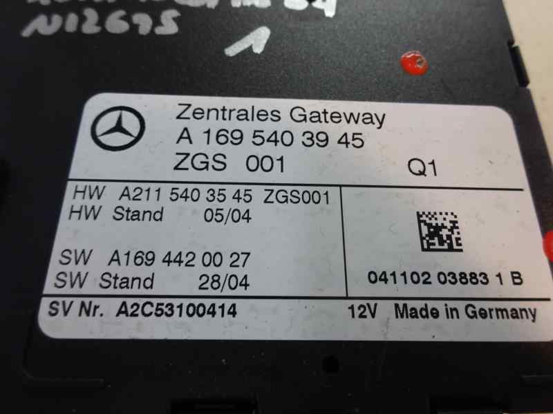 MODULO ELECTRONICO MERCEDES BENZ CLASE A 2004 2.0 A 180 CDI MT 109CV